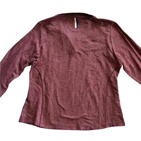 RHOBACK Herringbone Jacquard Performance Q-Zip
Women's Performance Size L red - Picture 10 of 13
